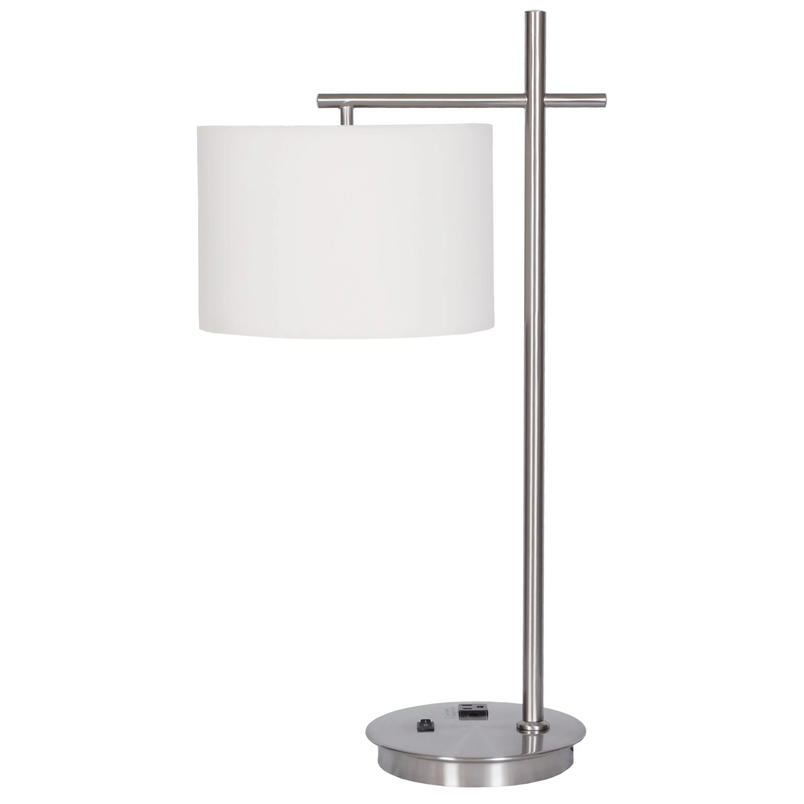 Single Table Lamp with 1 Outlet