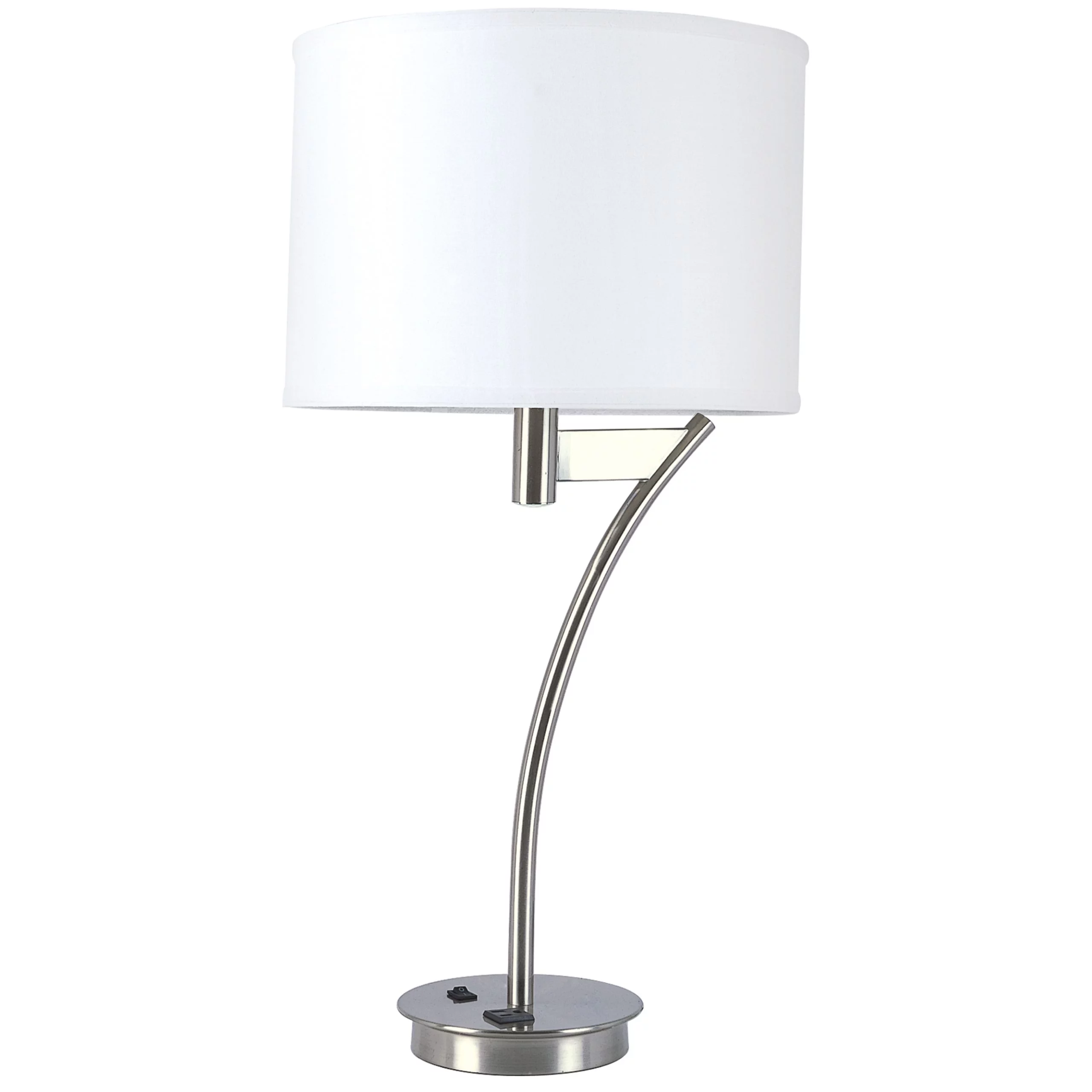 Corbel Single Table Lamp with 1 Outlet