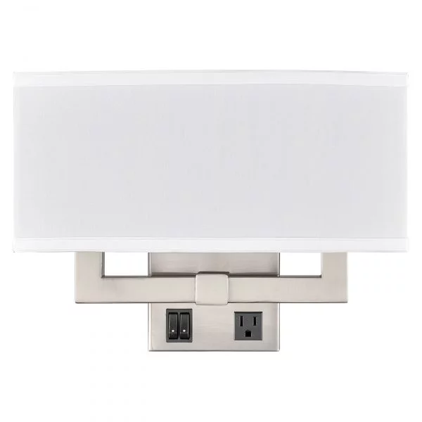 Gatsby Double Wall Lamp with 2 Outlets