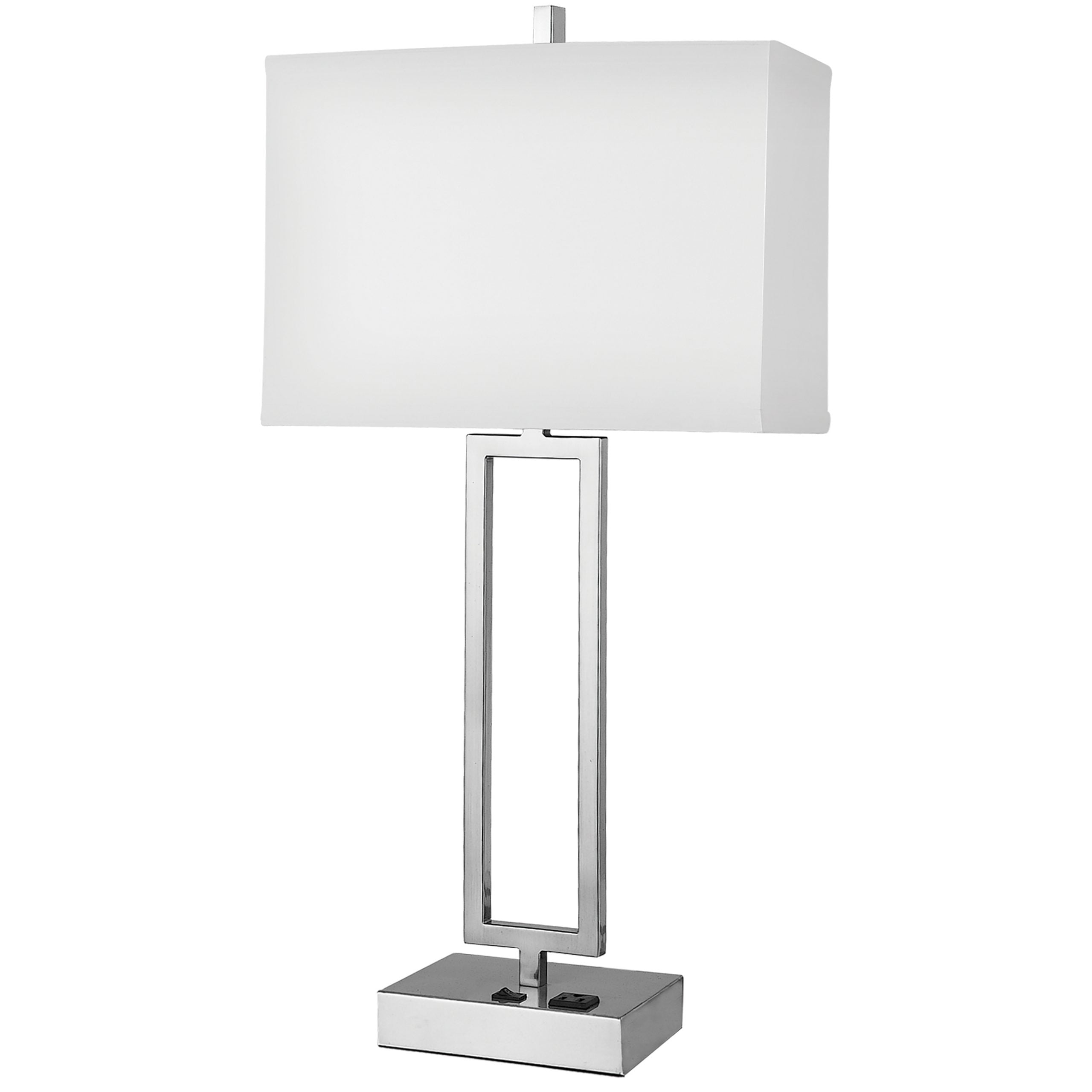 Gatsby Single Table Lamp with 1 Outlet