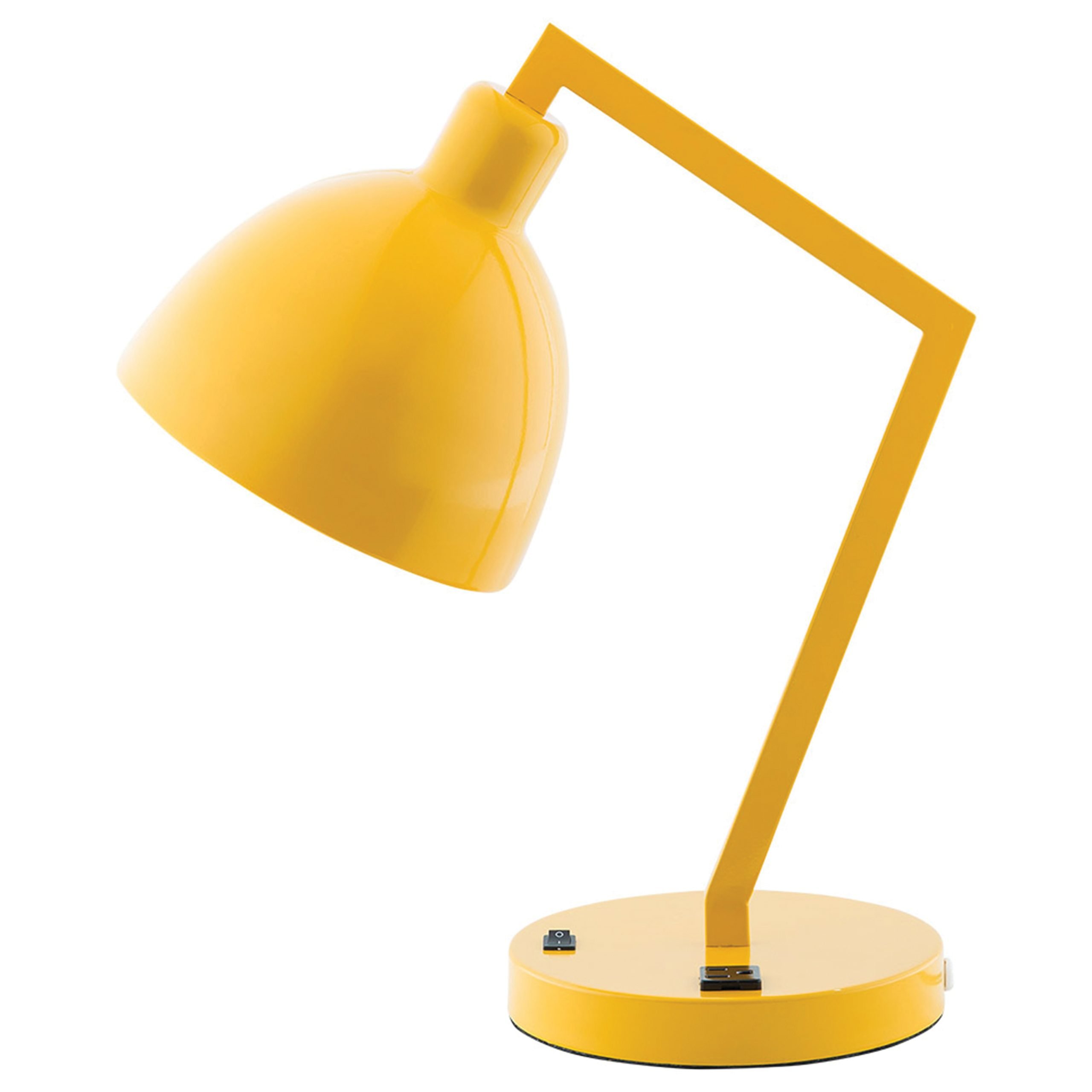 Casual Desk Lamp with 1 Outlet