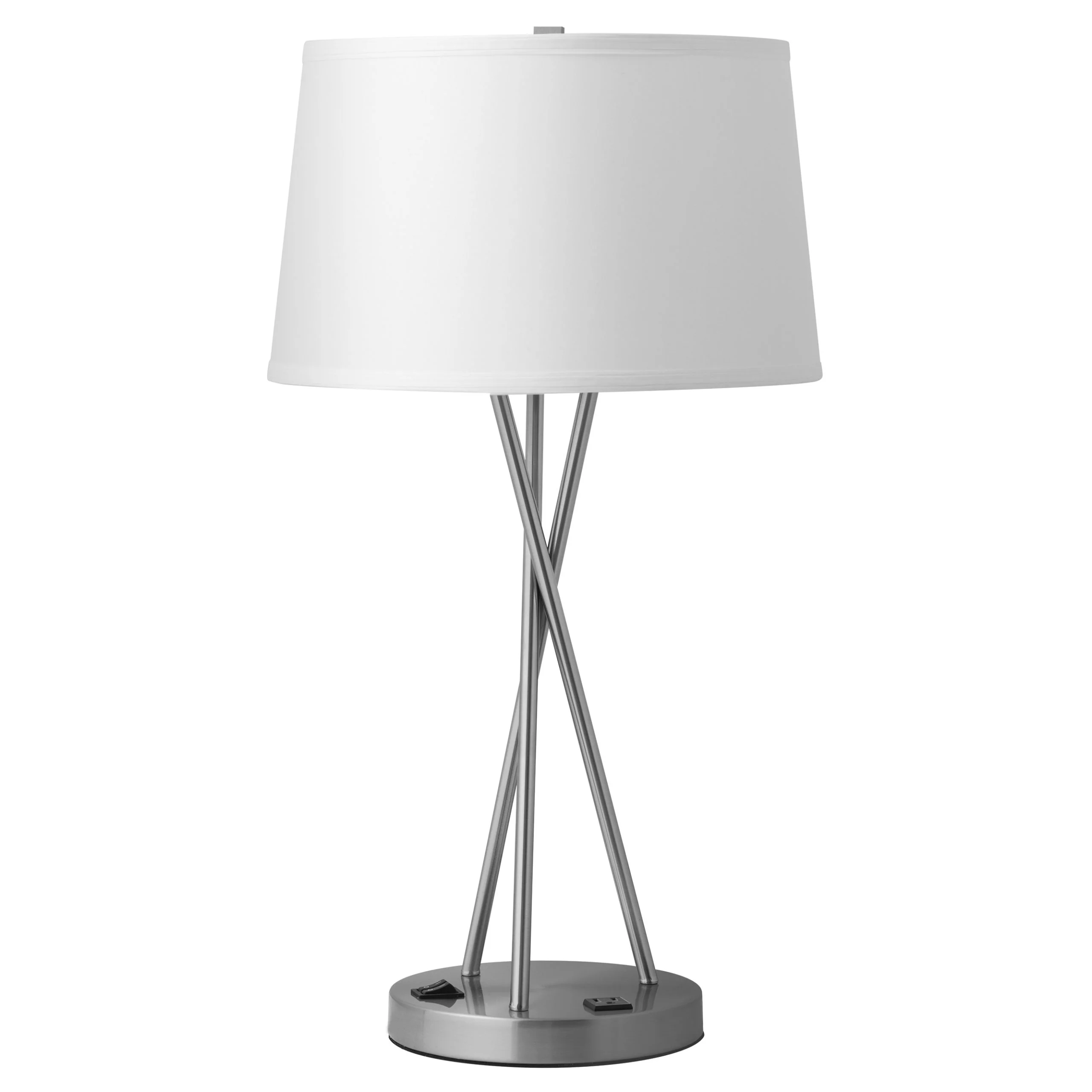 Breeze Single Table Lamp with 1 Outlet