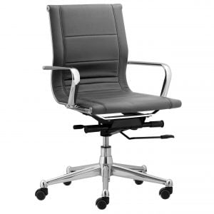 Florence Mid Back Task Chair with Soft Arms - Brack
